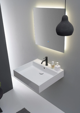 TEOREMA 2.0 PLUS - Wall-mounted single ceramic washbasin by Scarabeo Ceramiche - view 3